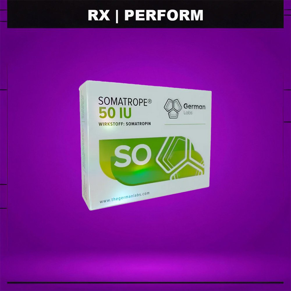 SOMATROPINA50UI Somatrope 50 UI (Somatropina Recombinante / HGH Kit) – Liofilizado + Diluyente – German Labs - Image 1