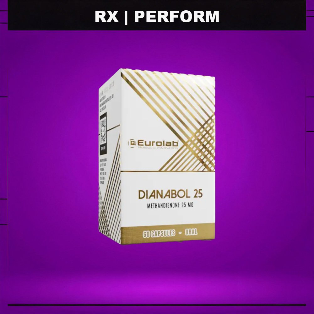 dianabol25 Dianabol 25 (Metandrostenolona / D-Bol) – 25 mg – 60 Cápsulas – Eurolab - Image 1