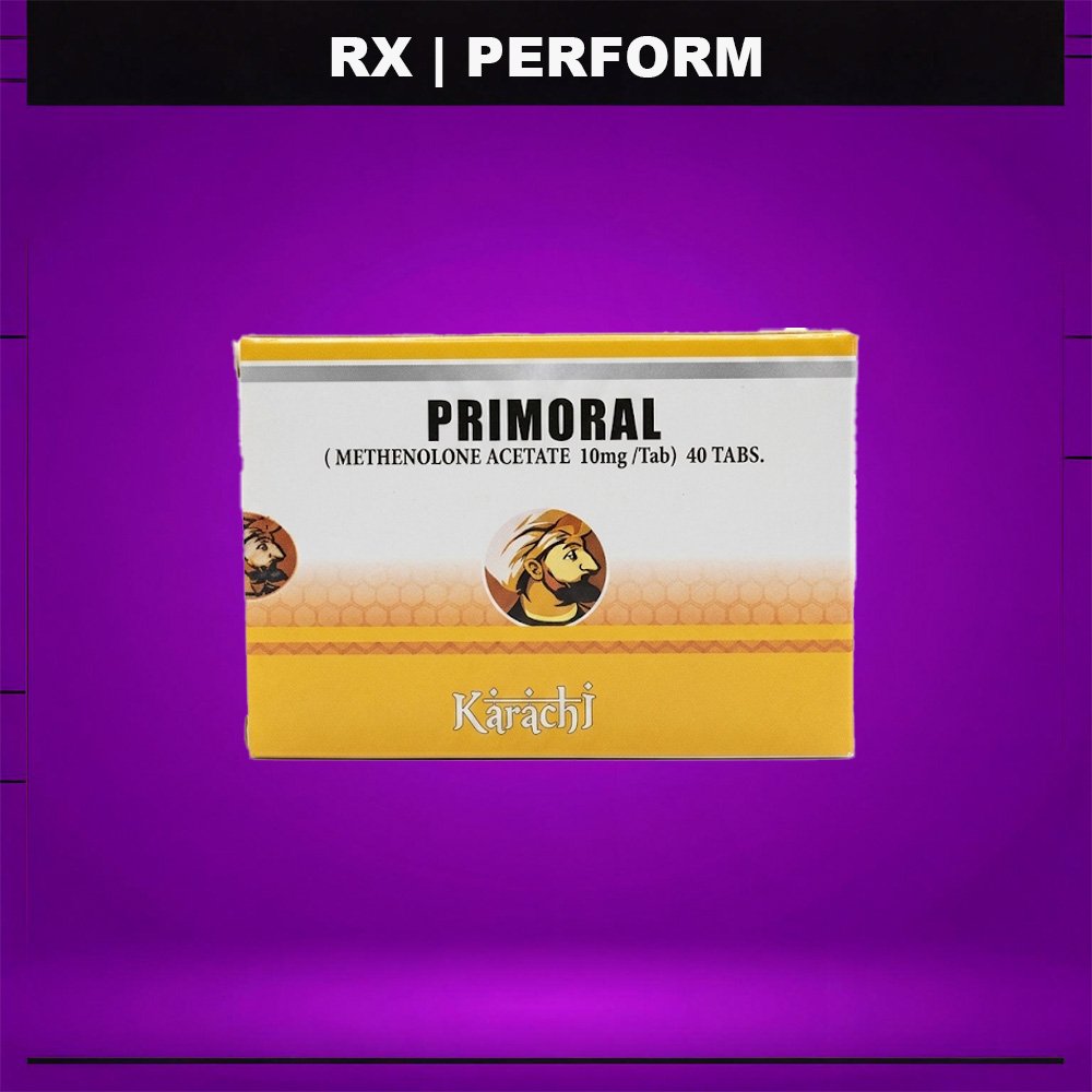 primoral Primoral (Acetato de Metenolona / Primobolan Oral) – 10 mg – 40 Tabletas – Karachi Labs - Image 1