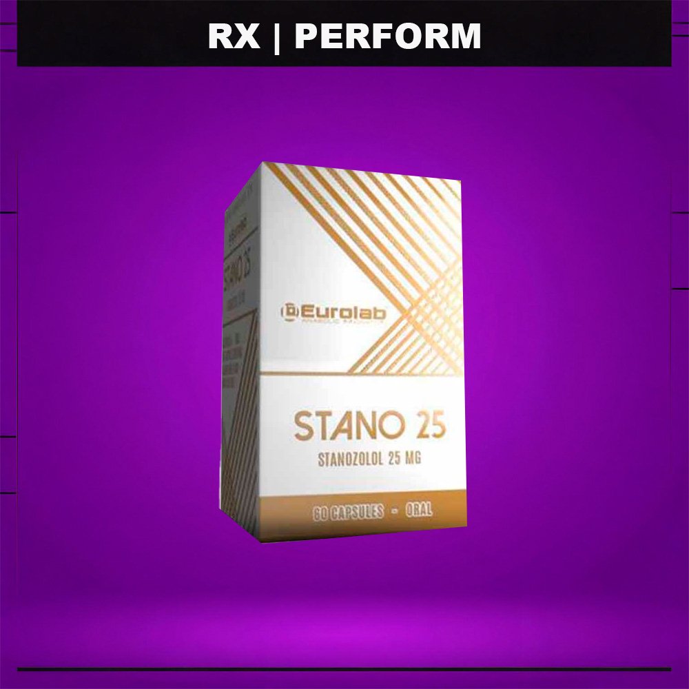 stano25 Stano 25 (Stanozolol / Winstrol Oral) – 25 mg – Frasco con Cápsulas/Tabletas – Eurolab - Image 1