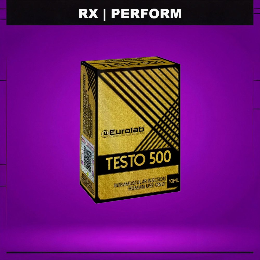testo500 Testo 500 mg/mL (Testosterona Ultra Concentrada / Mezcla de Ésteres) – Frasco 10 mL – Eurolab - Image 1