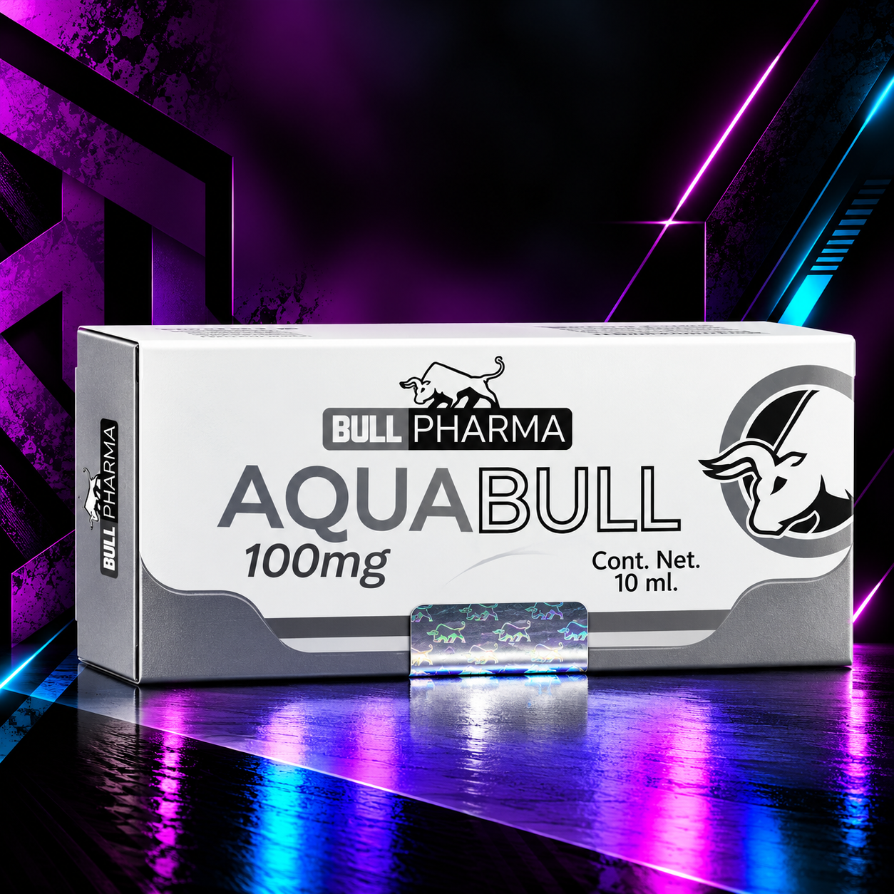 Aquabull 100 mg/mL (Testosterona en Suspensión Acuosa) – Bull Pharma