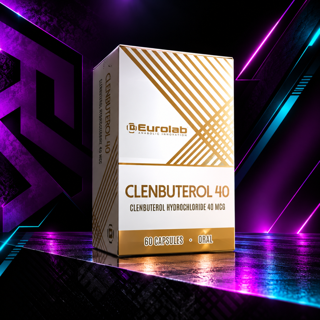 Clenbuterol 40 (Clorhidrato de Clenbuterol) – 40 mcg – 60 Tabletas – Eurolab