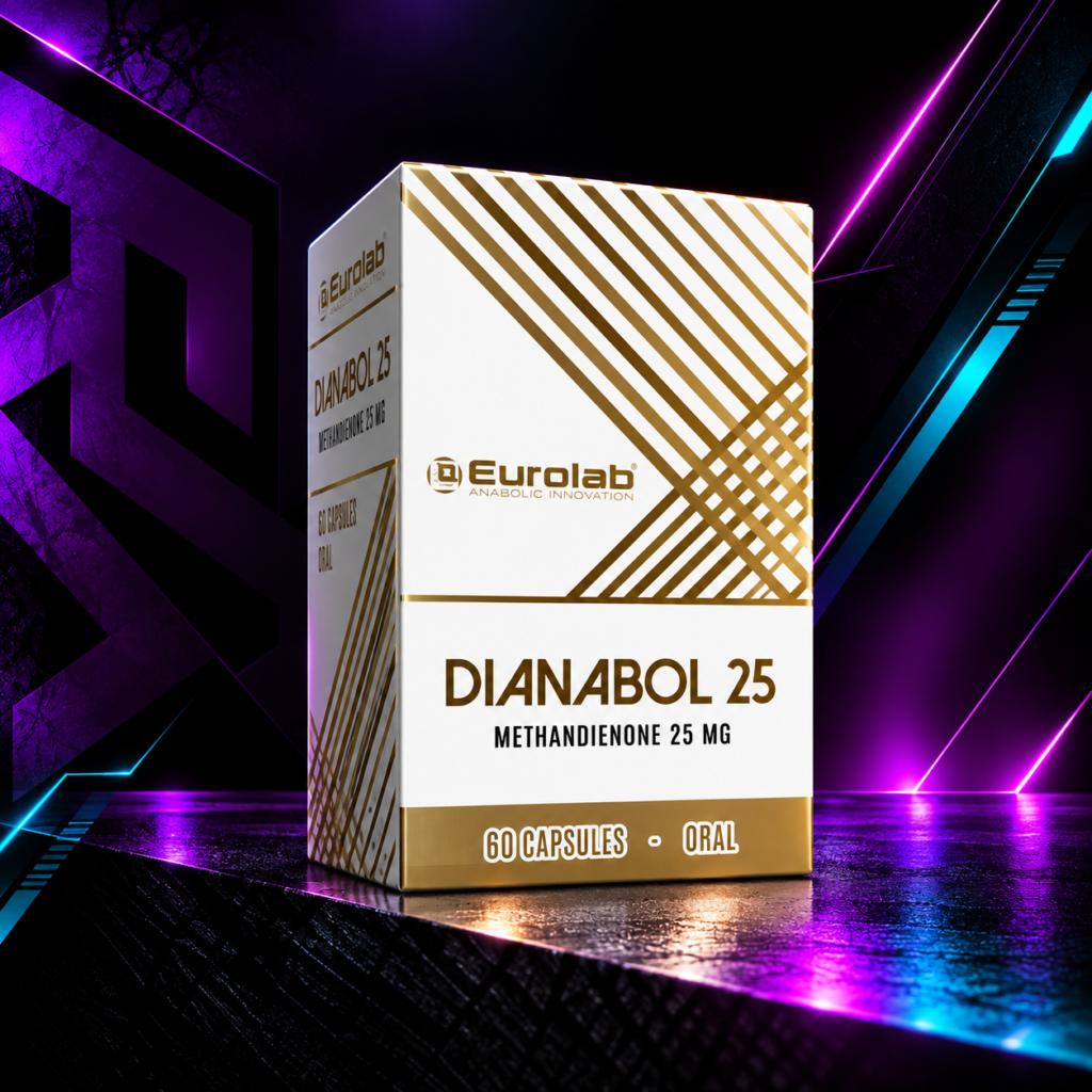 Dianabol 25 (Metandrostenolona / D-Bol) – 25 mg – 60 Cápsulas – Eurolab