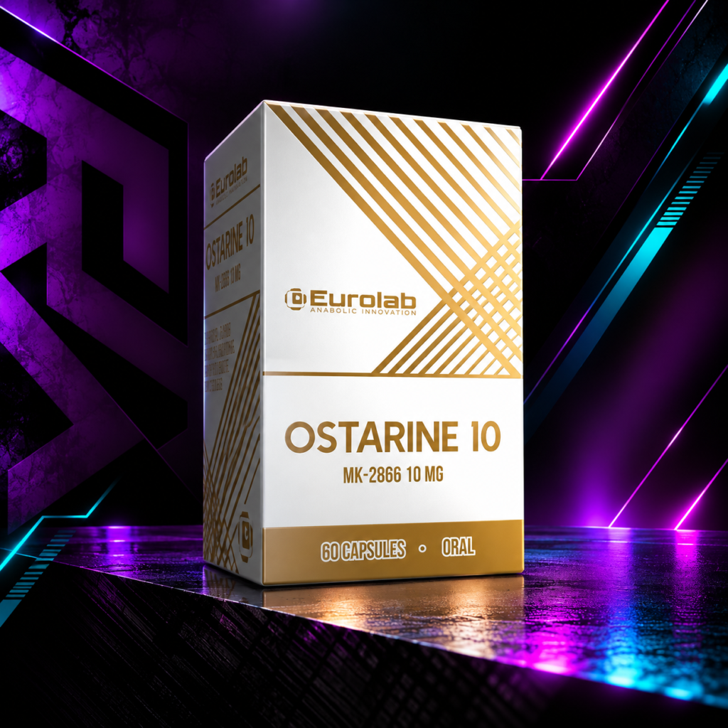 Ostarine 10 mg (MK-2866 / Enobosarm / SARM Oral) – Frasco con Cápsulas/Tabletas – Eurolab