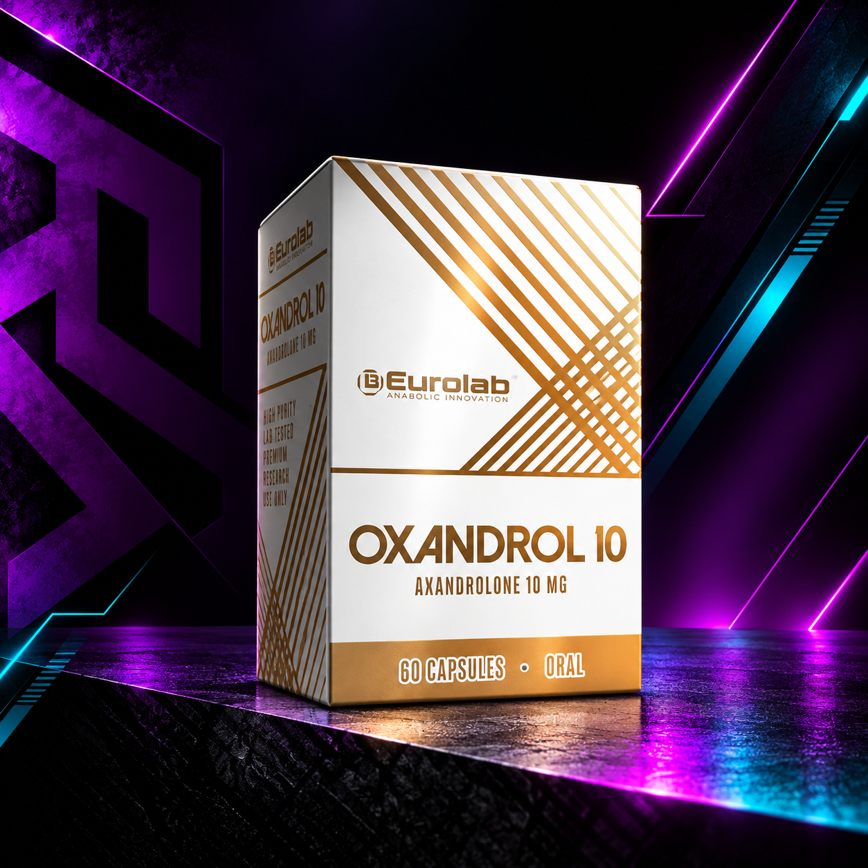 Oxandrol 10 mg (Oxandrolona / Anavar) – Frasco con Cápsulas/Tabletas – Eurolab