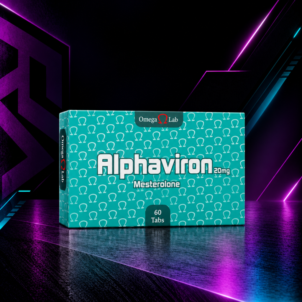 Alphaviron (Proviron / Mesterolona / Mesterolone) – 20 mg – 50 Tabletas – Omega Labs