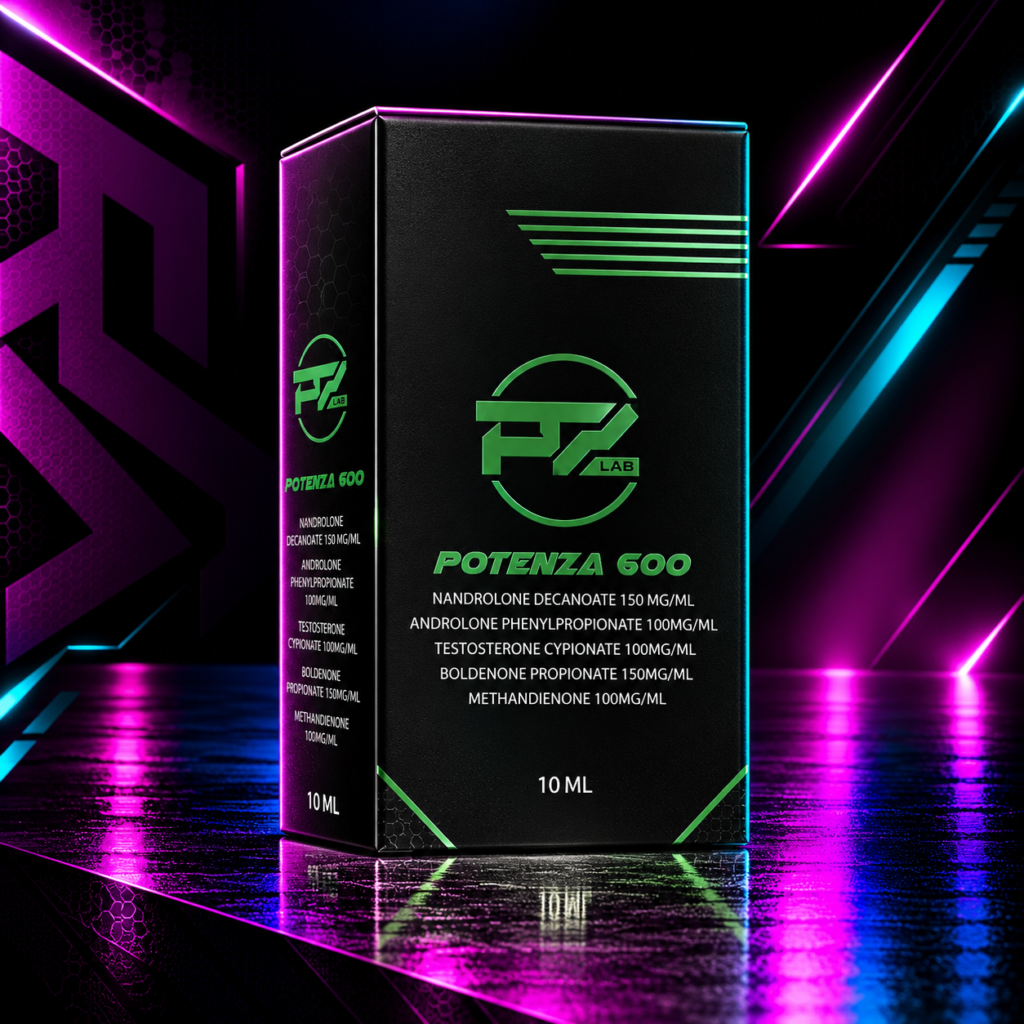 Potenza 600 mg/mL (Mega Blend / Mezcla Anabólica de Máxima Concentración) – Frasco 10 mL – Potenza Lab