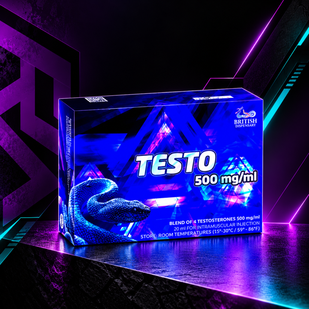 Testosterona 500 mg/mL (High Concentration Blend) – British Dispensary