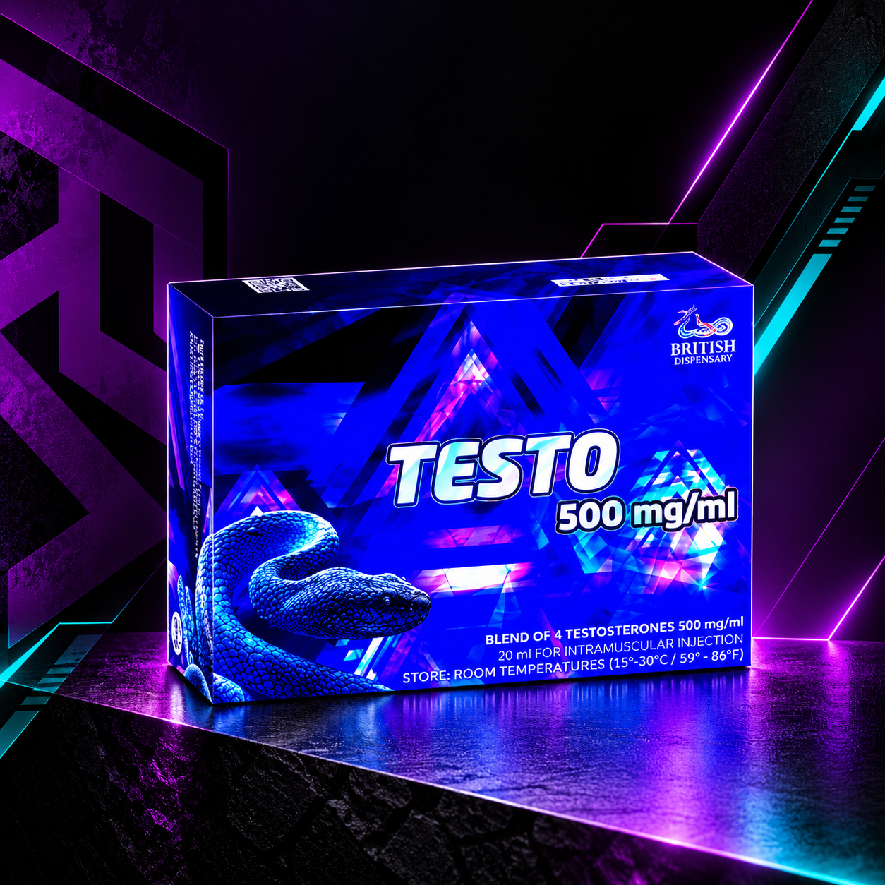 Testosterona 500 mg/mL (High Concentration Blend) – British Dispensary