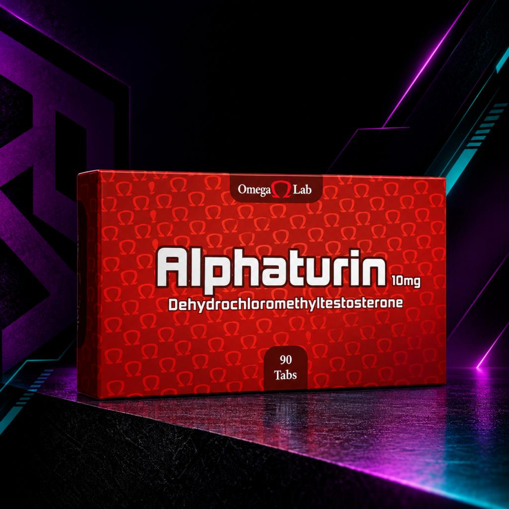 Alphaturin (Turinabol / Clorodehidrometiltestosterona / Tbol) – 10 mg – 90 Tabletas – Omega Labs
