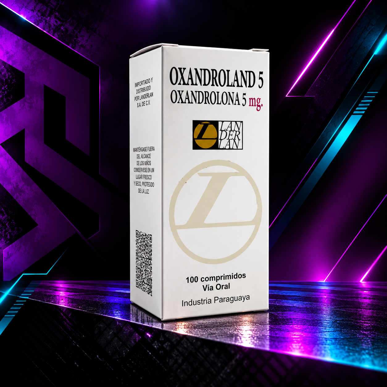 Oxandroland (Oxandrolona / Anavar / Oxandrolone) – 5 mg – 100 Tabletas – Landerlan