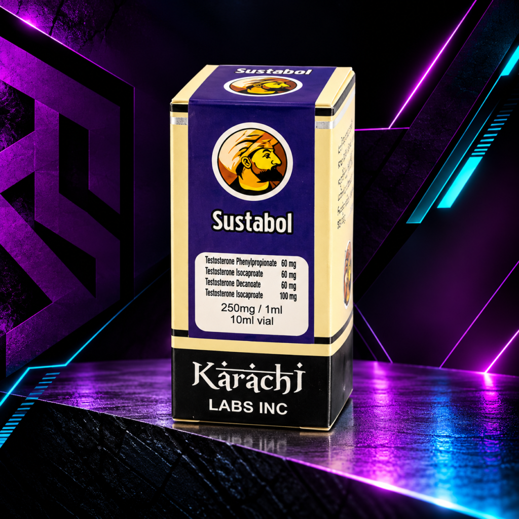 Sustabol (Mezcla de 4 Ésteres de Testosterona / Sustanon / Sostenon) – Frasco 10 mL – Karachi Labs