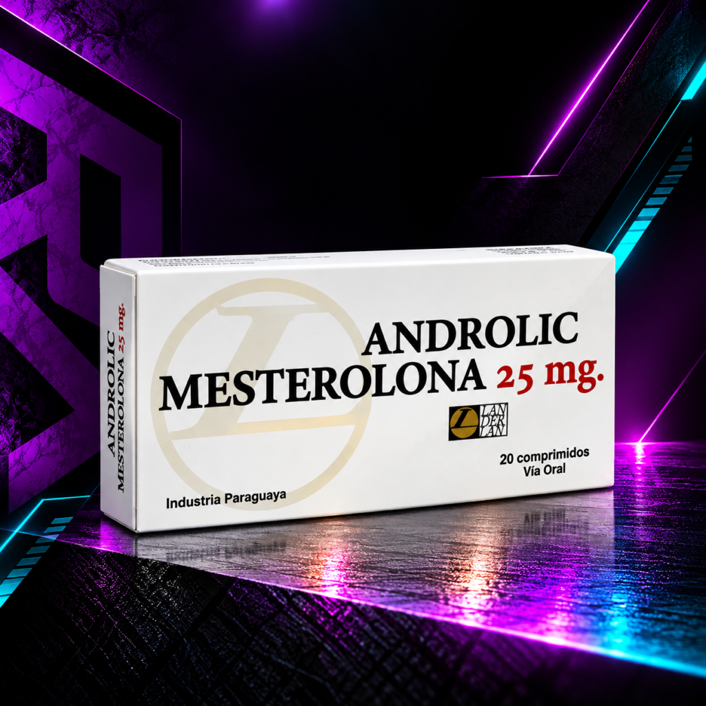 Androlic (Mesterolona / Proviron / Mesterolone) – 25 mg – 20 Tabletas – Landerlan