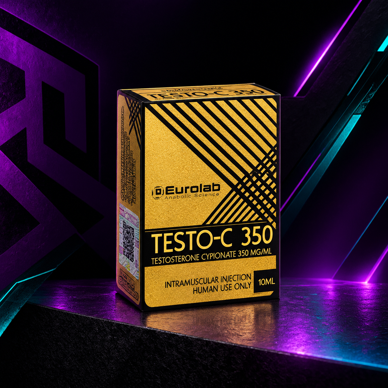 Testo-C 350 mg/mL (Cipionato de Testosterona / Cypionate) – Frasco 10 mL – Eurolab