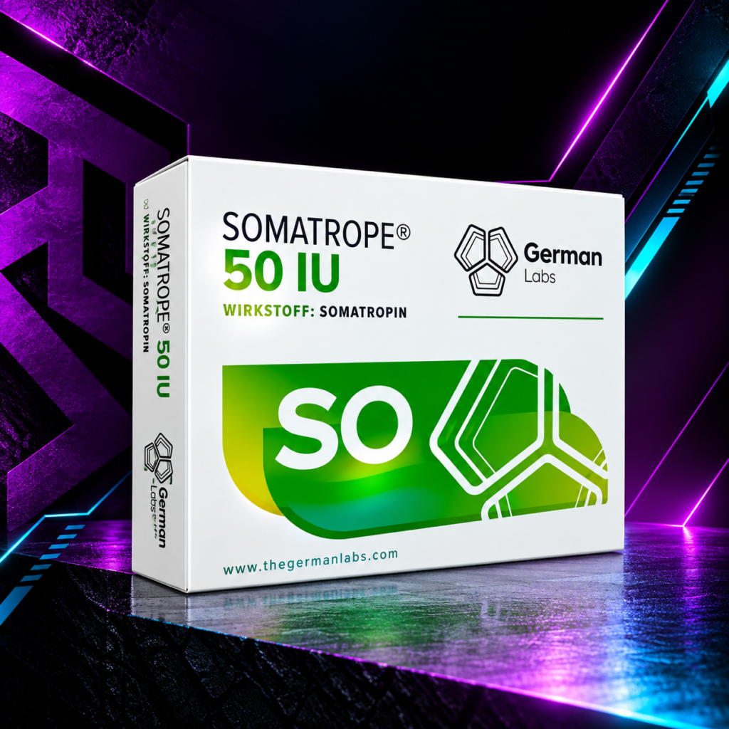 Somatrope 50 UI (Somatropina Recombinante / HGH Kit) – Liofilizado + Diluyente – German Labs