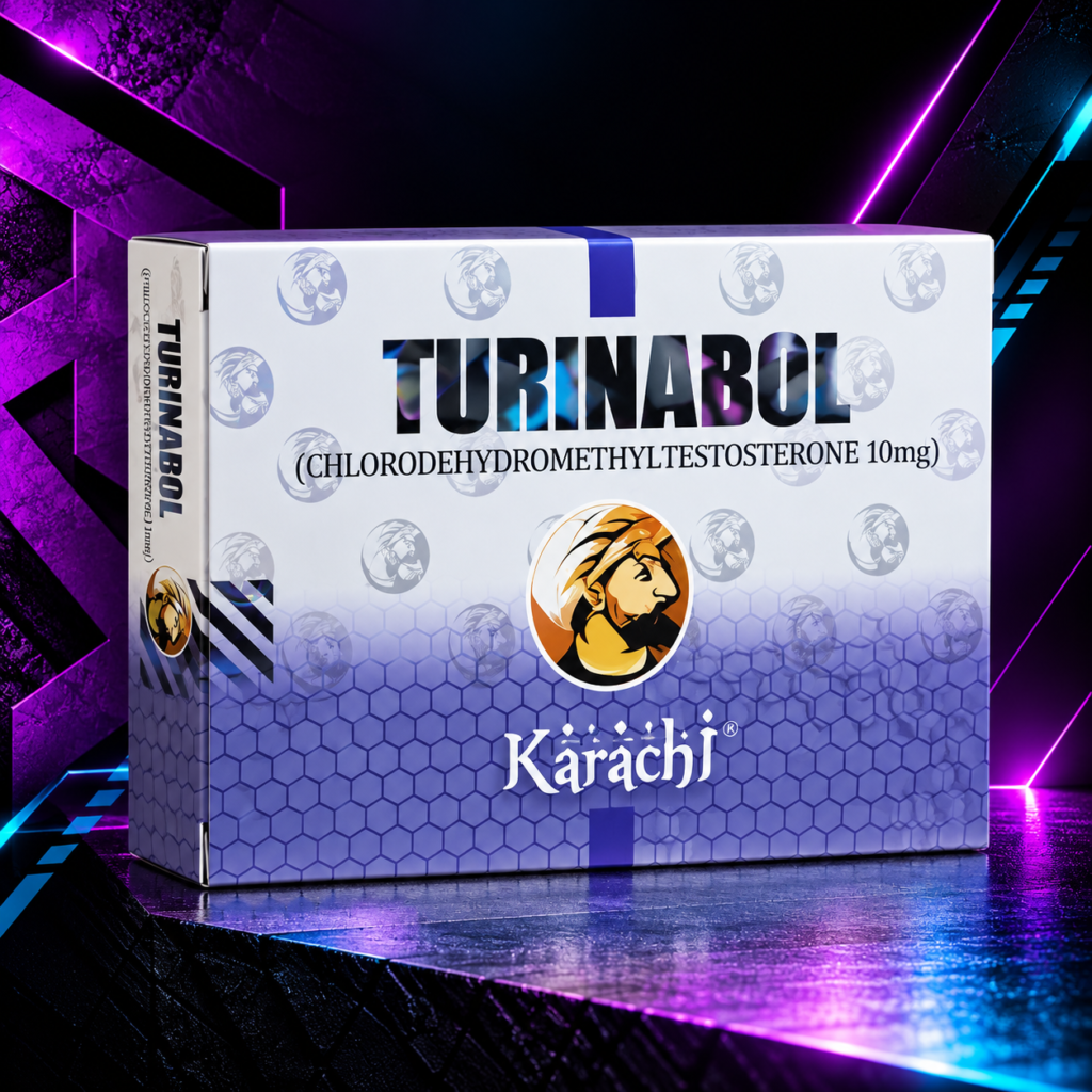 Turinadren (Clorodehidrometiltestosterona / Turinabol / Tbol) – 5 mg – 40 Tabletas – Karachi Labs