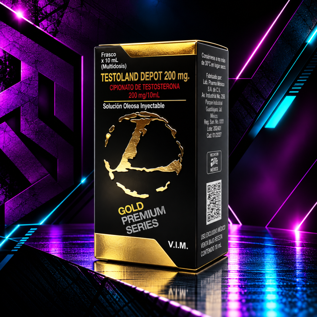 Testoland Depot 200 mg/mL (Cipionato de Testosterona / Testosterone Cypionate) – Frasco 2 mL – Landerlan