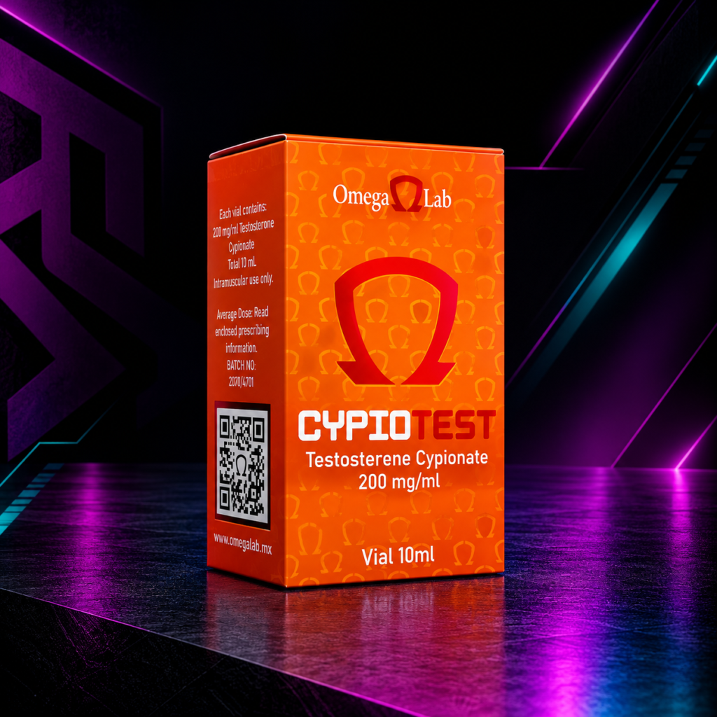 CypioTest 200 mg/mL (Cipionato de Testosterona / Testosterone Cypionate) – Frasco 10 mL – Omega Labs
