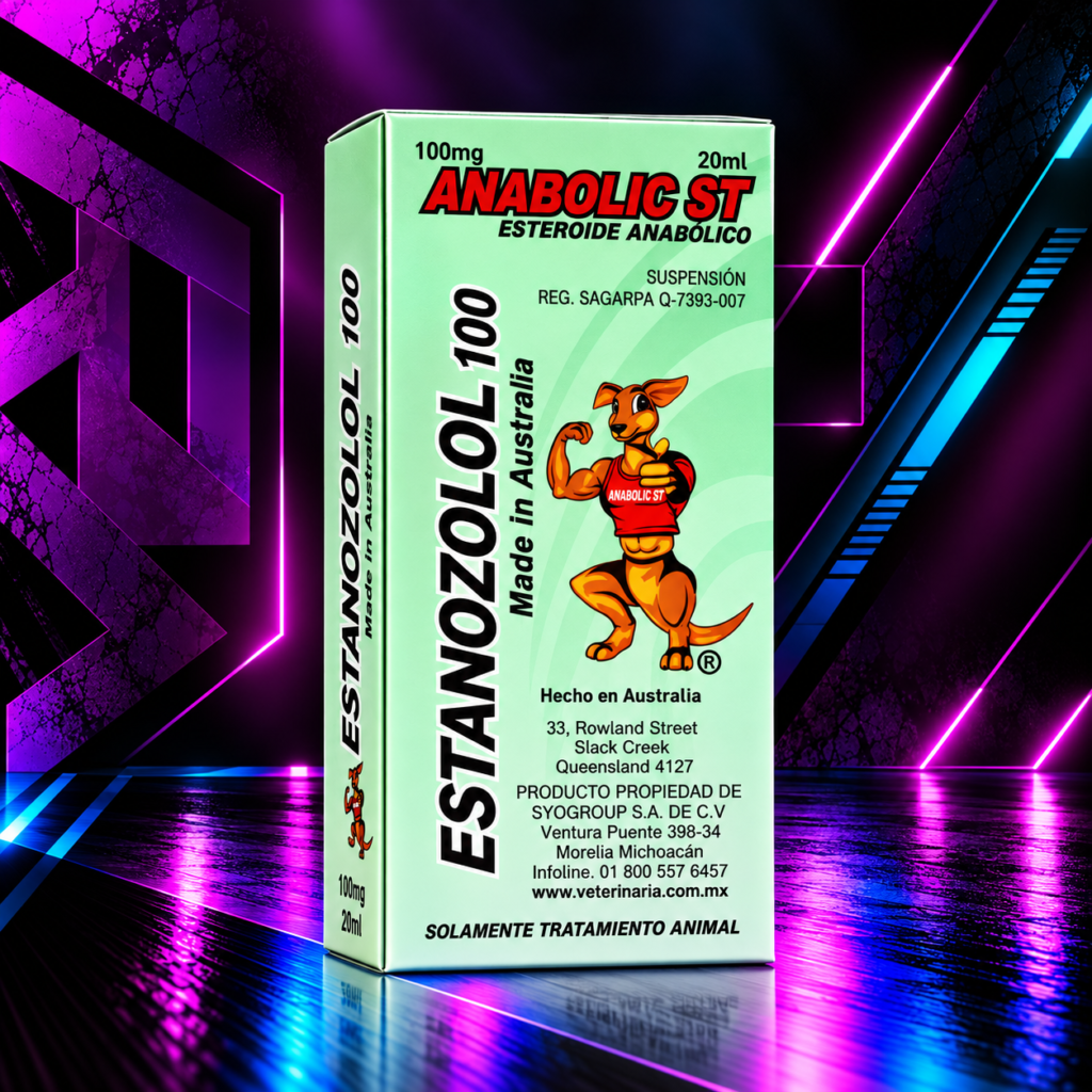 Stanozolol 100 mg/mL (Winstrol Inyectable / Winstrol Depot) – Frasco 20 mL – Canguro