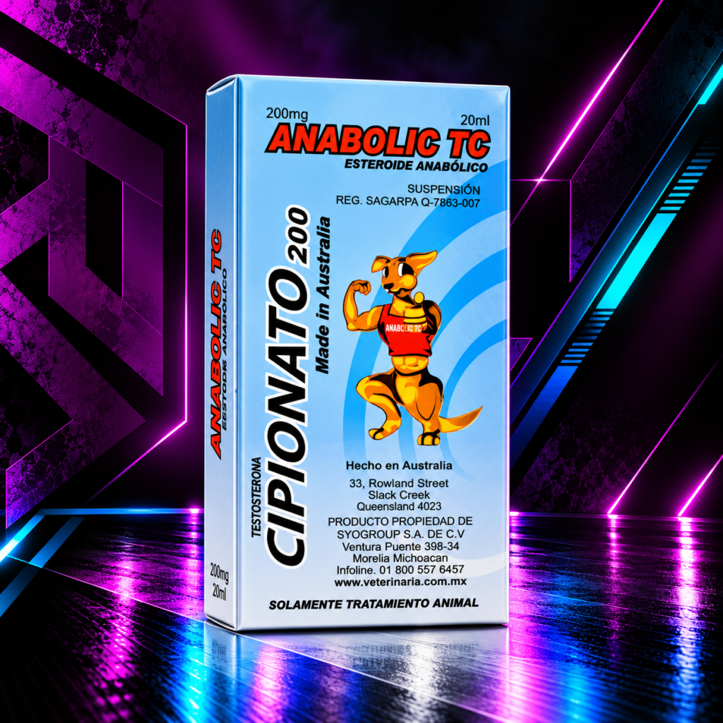 Testosterona Cipionato 200 mg/mL – Frasco 20 mL – Canguro (Línea Veterinaria / Deportiva)