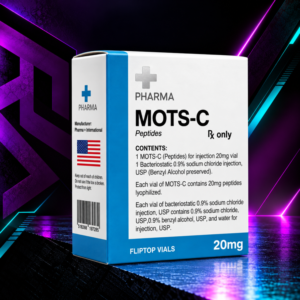 Péptido MOTS-C 20mg +PHARMA - Regulador Mitocondrial y Flexibilidad Metabólica