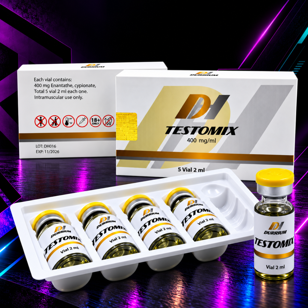 Testomix 400 mg/mL (Mezcla de Testosteronas / Sustanon 400) – Durham Labs