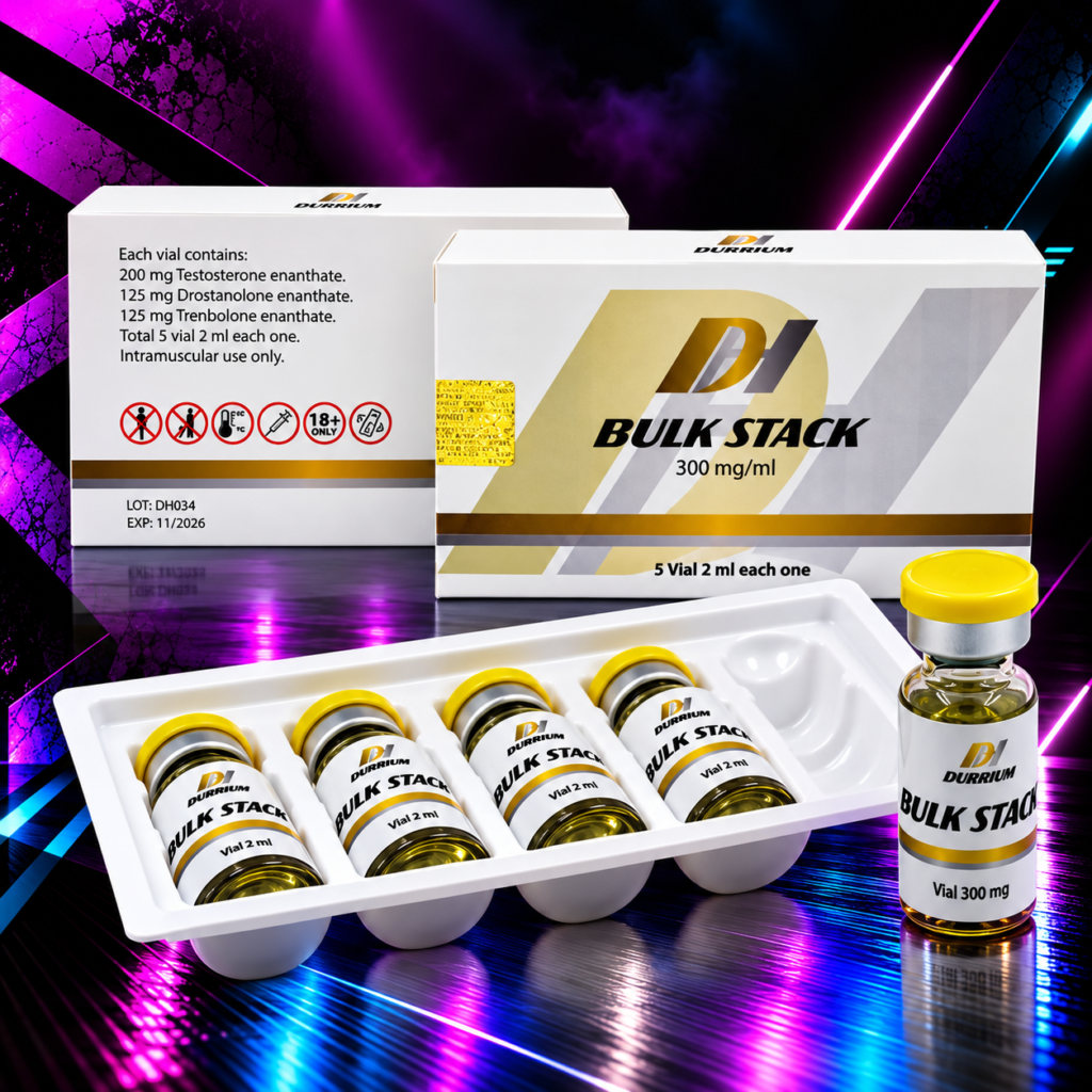 Bulk Stack (Enantato de Testosterona + Decanoato de Nandrolona + Boldenona) Vial 10 mL – Durham Labs