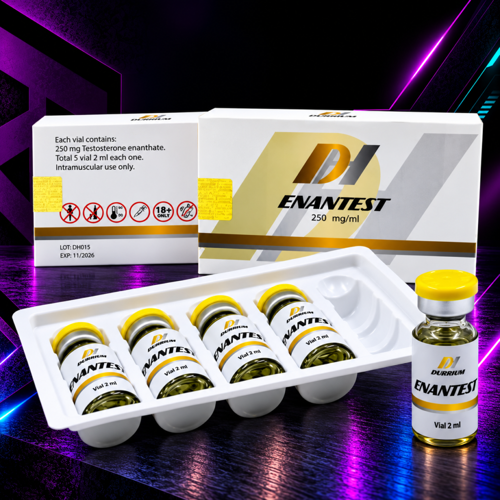 Enatest 250 mg/mL (Testosterona Enantato) Vial 10 mL – Durham Labs