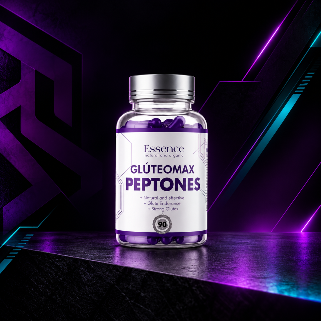Gluteomax Peptonas (Complejo Nutricional Muscular) 90 Cápsulas – Essence