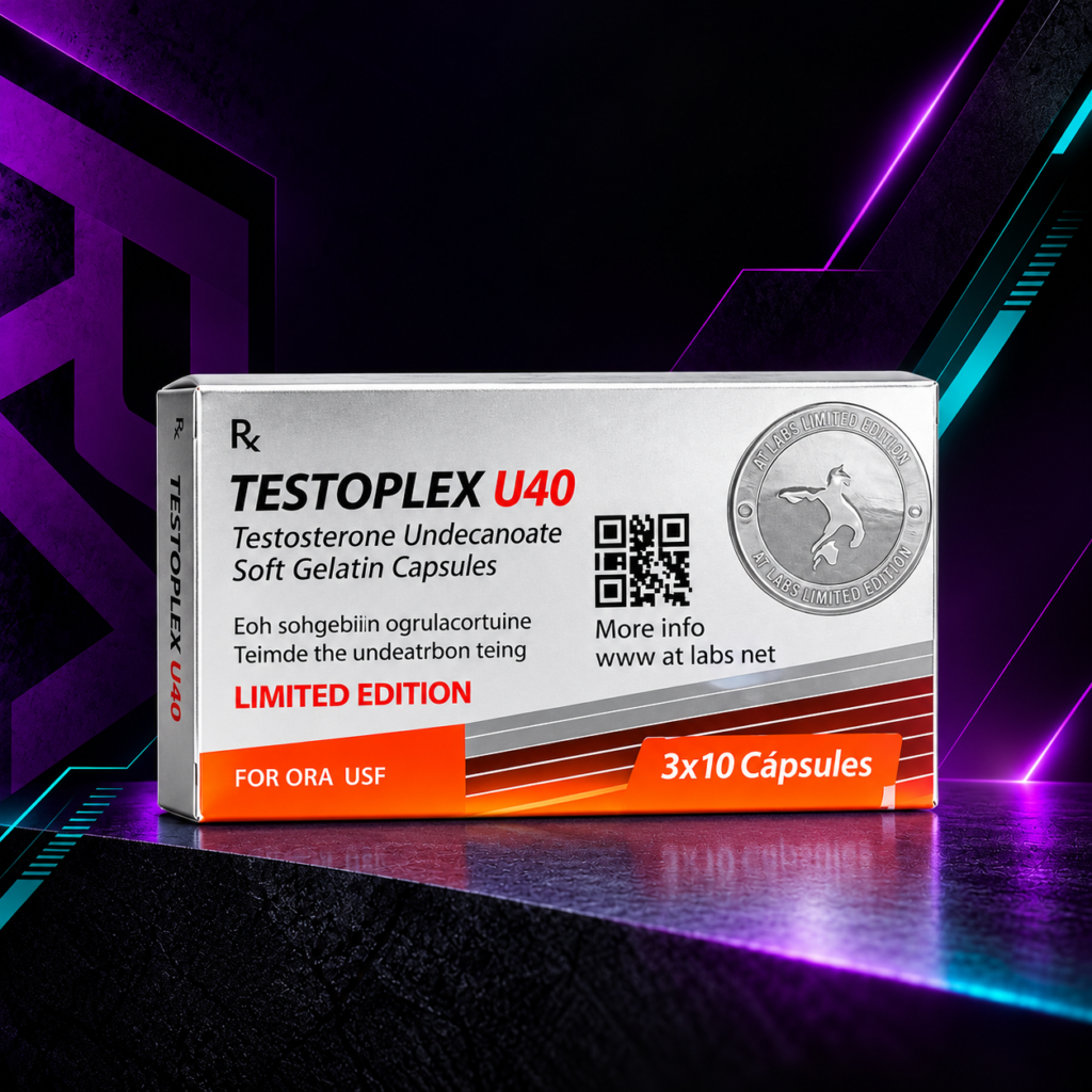 Testoplex U40 (Undecanoato de Testosterona Oral / Andriol / Testosterone Undecanoate / Testo Oral) – Cápsulas/Tabletas 40 mg – XT Labs