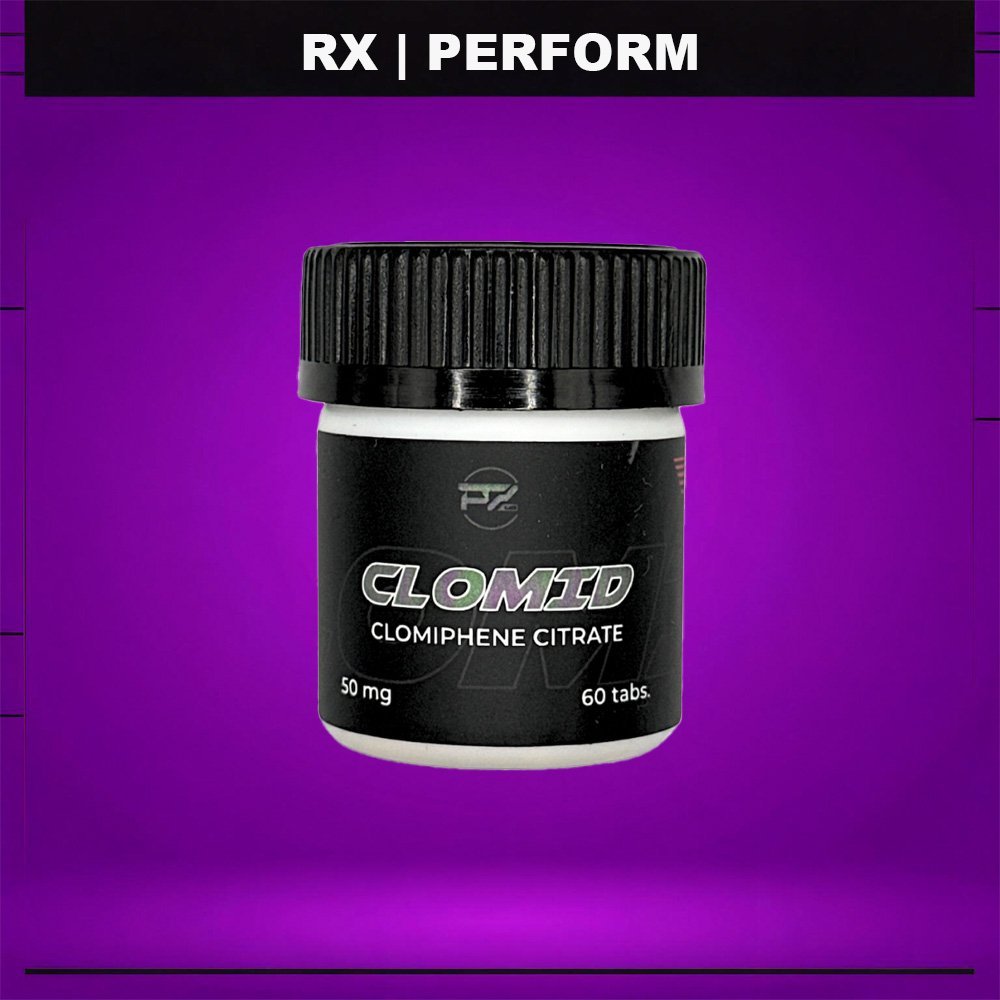 Clomid 50 mg (Citrato de Clomifeno / Clomiphene Citrate / SERM PCT) – 100 Tabletas – Potenza Lab