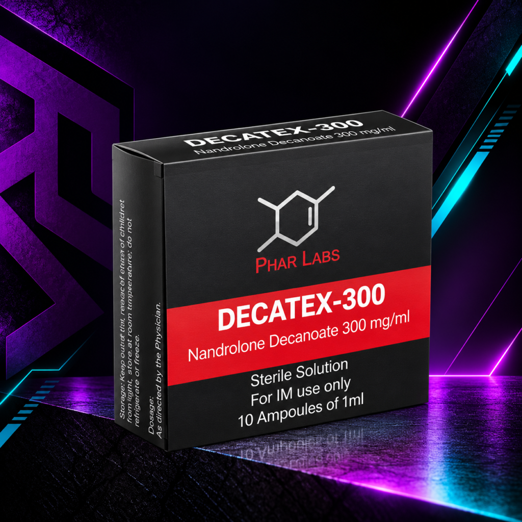 Decatex 300 mg/mL (Decanoato de Nandrolona / Deca Durabolin / Nandrolone Decanoate) – Frasco 10 mL – Phar Labs Silver