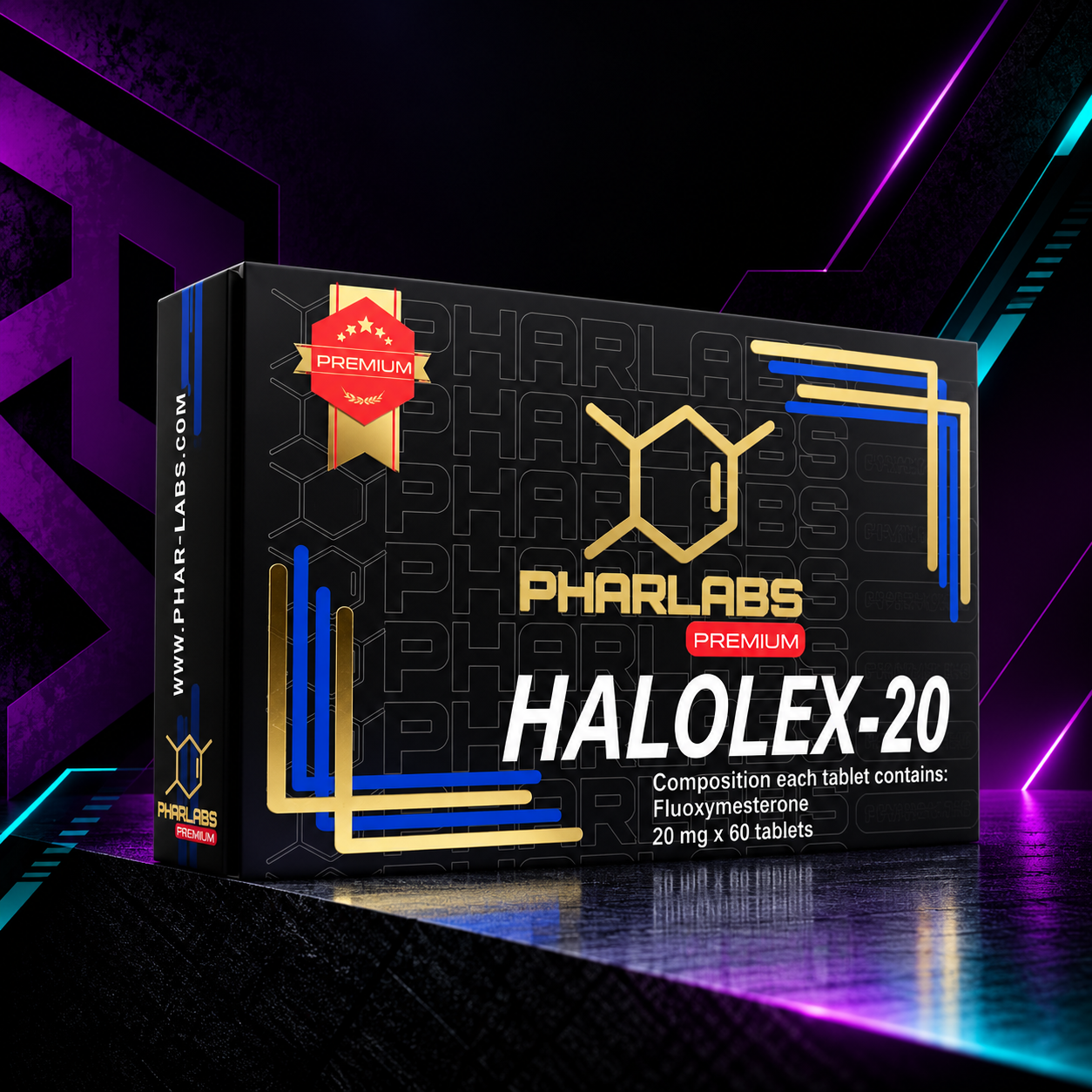 Halolex 20 mg (Fluoximesterona / Halotestin / Fluoxymesterone) – Phar Labs Premium