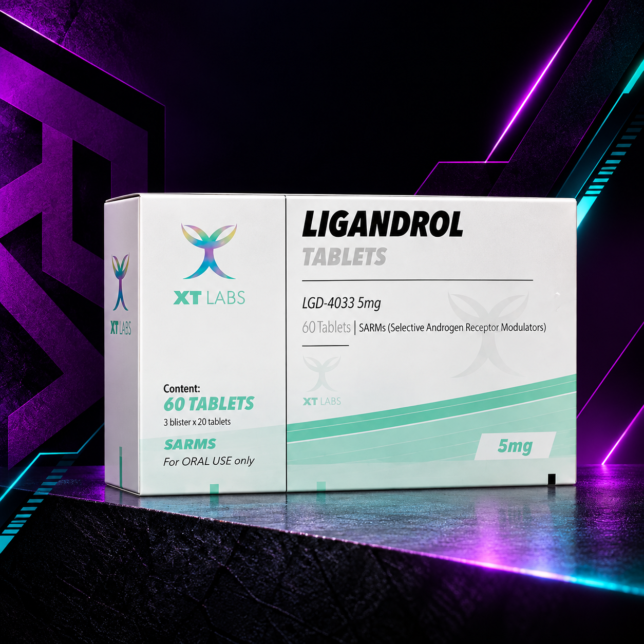 Ligandrol 5 mg (LGD-4033 / Anabolicum / SARM Masa Magra) – 60 Tabletas – XT Labs