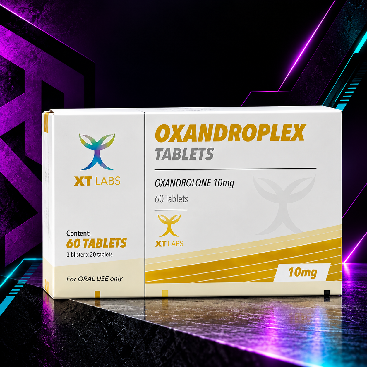 Oxandroplex 10 mg (Oxandrolona / Anavar / Oxandrolone / Bonavar) – 60 Tabletas – XT Labs