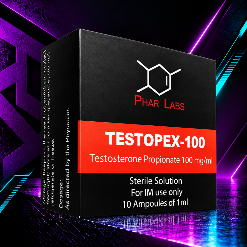 Textopex 100 mg/mL (Propionato de Testosterona / Testosterone Propionate / Testo Prop) – Frasco 10 mL – Phar Labs Silver