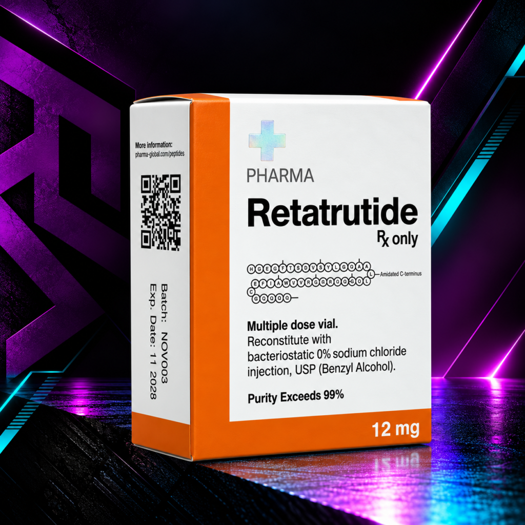 Péptido Retatrutide 12mg +PHARMA - Agonista Triple Acción (GIP / GLP-1 / Glucagón)  Configuración Yoast SEO