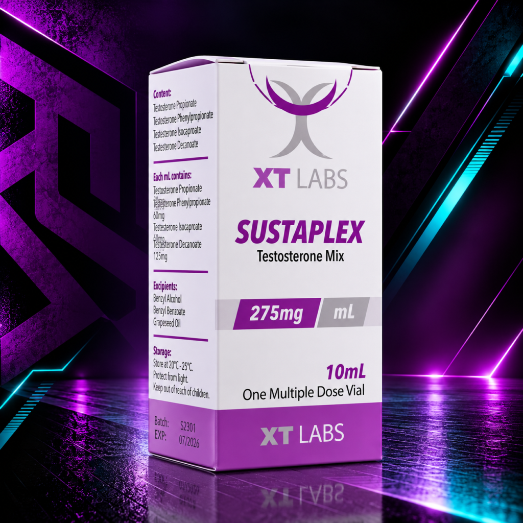 Sustaplex 275 mg/mL (Sustanon / Sostenon / Mezcla de 4 Ésteres de Testosterona) – Frasco 10 mL – XT Labs
