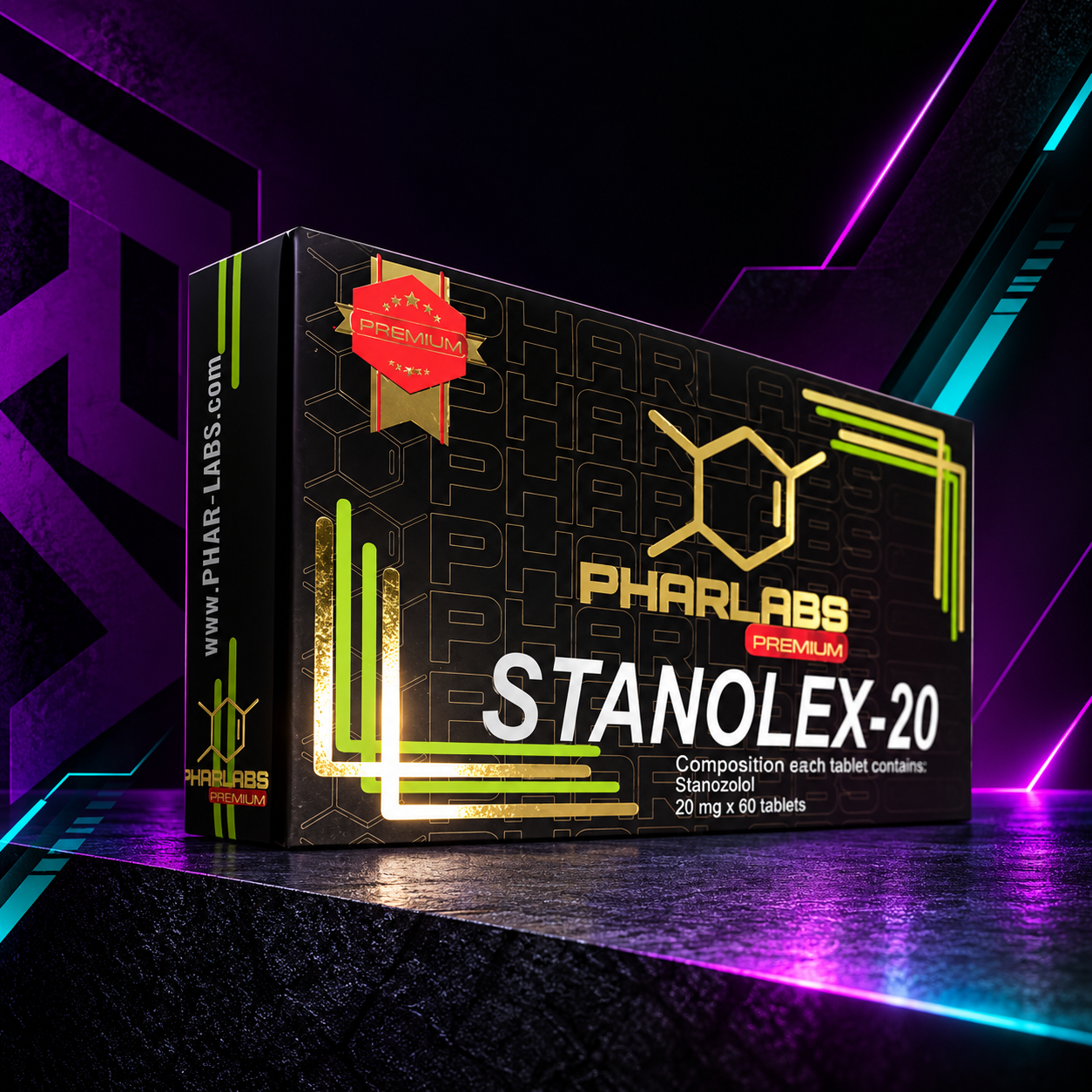 Stanolex 20 mg (Stanozolol Oral / Winstrol / Stanozolol) – Phar Labs Premium