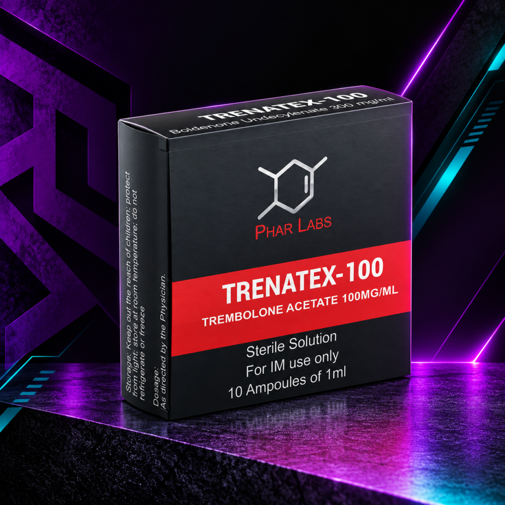 Trenatex 100 mg/mL (Acetato de Trembolona / Tren Acetate / Trenbolone Acetate) – Frasco 10 mL – Phar Labs Silver